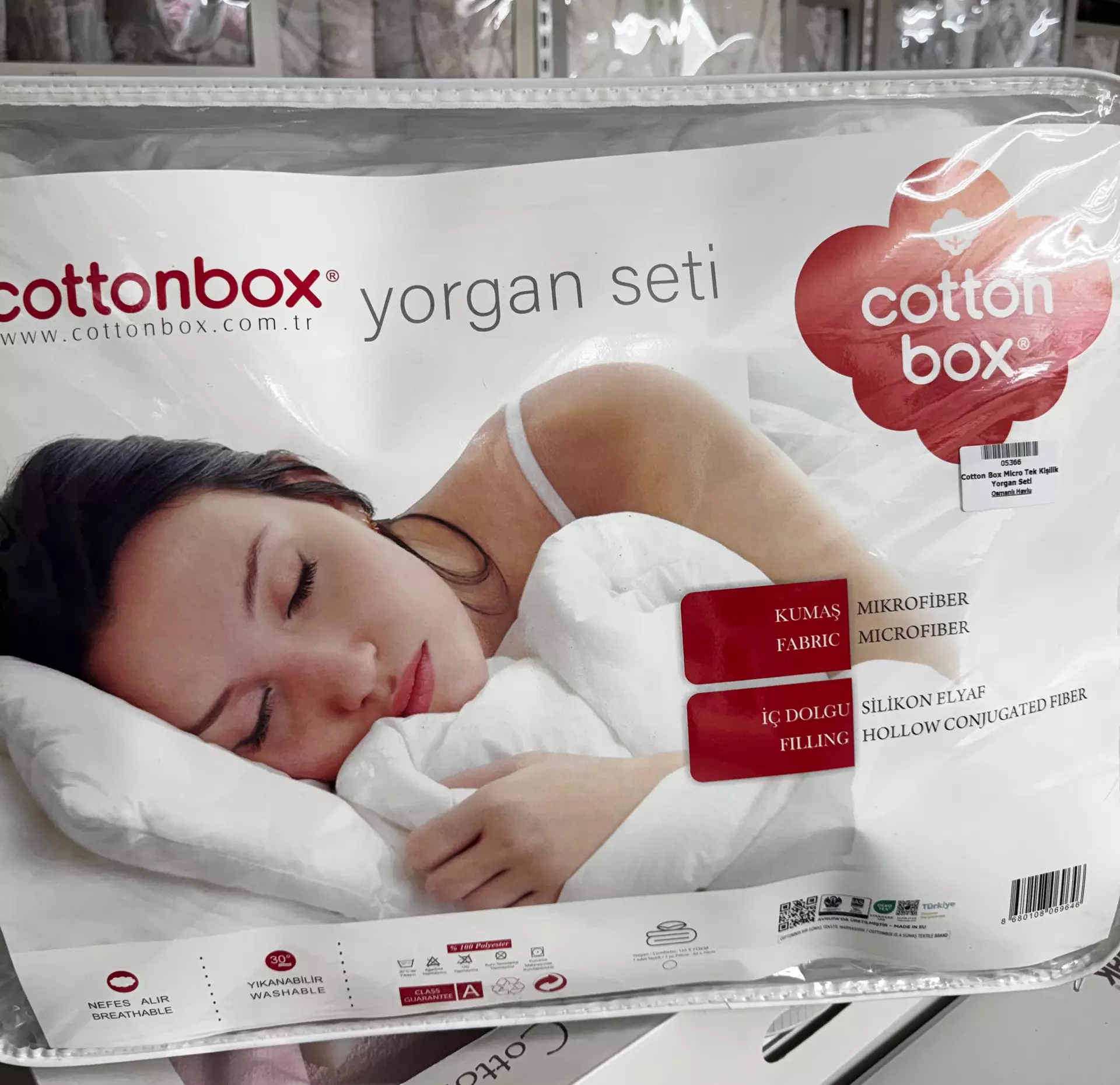 Cotton Box Çift Kişilik Yorgan 2 Yastık